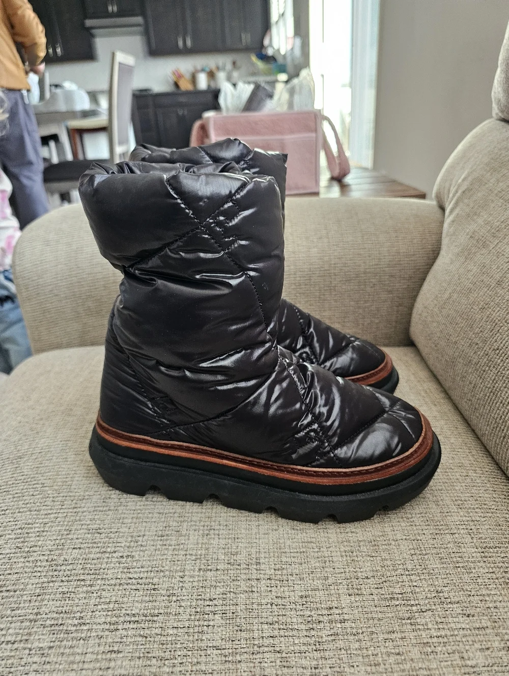 Tory Burch Sleeping Bag Pull-On Boots - Picture 5 of 9